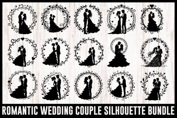 Download Romantic Wedding Couple Clipart Set - Wedding Collection
