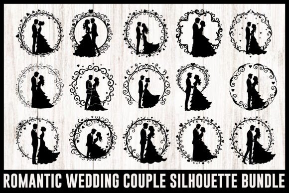 Download Romantic Wedding Couple Clipart Set - Wedding Collection