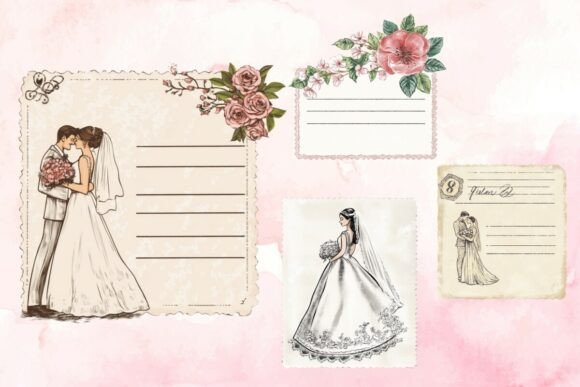 Download Wedding Postcard Clipart - Wedding Collection