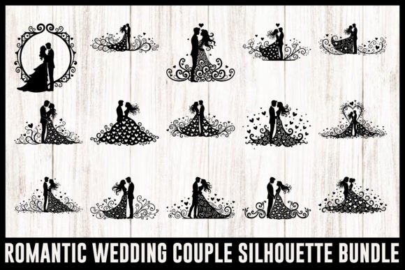 Download Romantic Wedding Couple Clipart Set - Wedding Collection