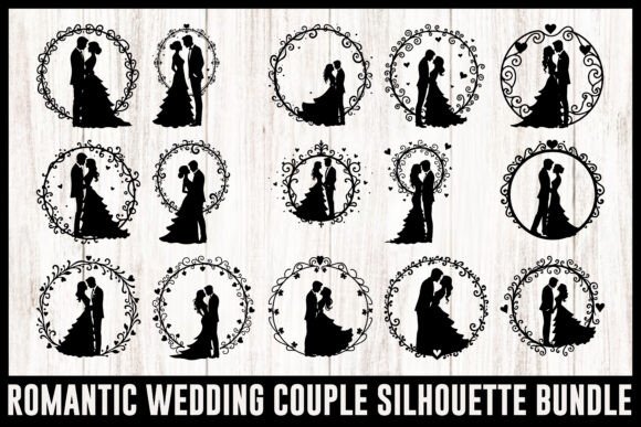 Download Romantic Wedding Couple Clipart Set - Wedding Collection
